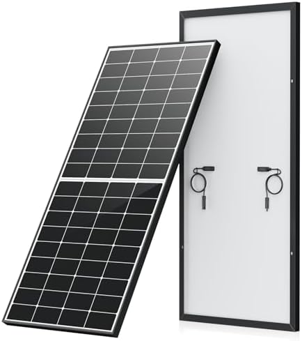 Panel solar monocristalino de 350 W con tecnología HPBC, módulo solar con marco de aluminio de alta eficiencia, módulo fotovoltaico de 12 V/24 V para central eléctrica de balcón, casa móvil, caseta de
