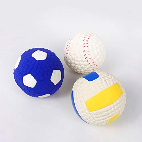 Scicalife 3Pcs Pet Bola Toysqueaky Bolas Cão Cães Brinquedos Interativos Brinquedos Do Cão