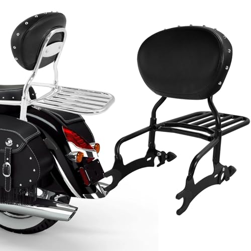 Accessoires de dossier Indian Roadmaster Dark Horse sissy bar en acier finition premium