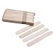 50 unidades de palos desechables de madera. Ideales para hacer polos de hielo, palos para aplicar encerado, depresores de lengua, para eliminar el pelo corporal y muchas cosas más