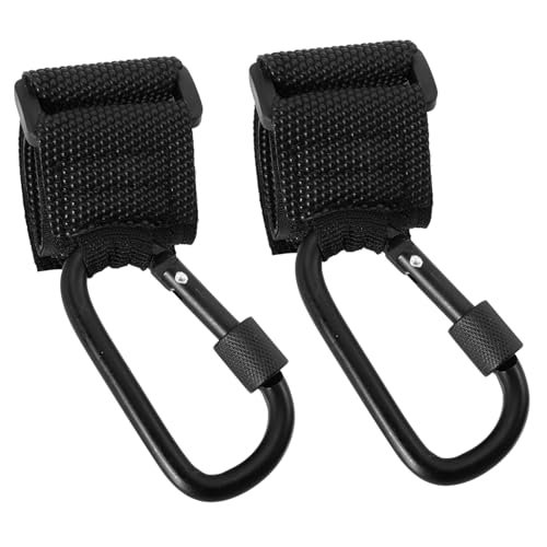 ANDRESLAD 2個ベビーカーフック 耐荷重 滑り止め設計 おむバッグホルダー ショッピングバッグ対応 車椅子