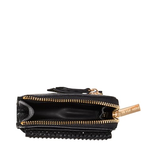 Anne Klein AK 2 piece envelope flap curved wallet with rhinestones4