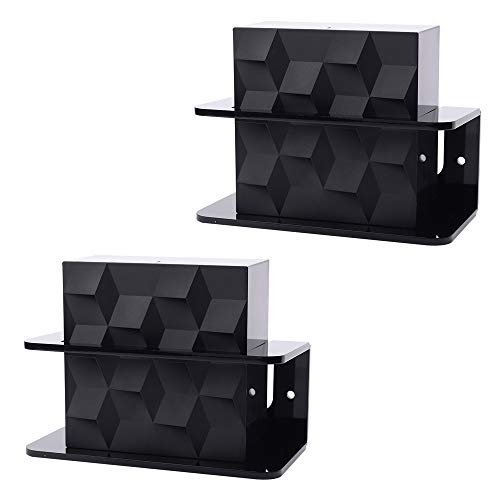 BECEMURU Lot de 2 supports de fixation murale en acrylique pour système Wi-Fi Netgear Mesh MK62 (MS60/MR60)