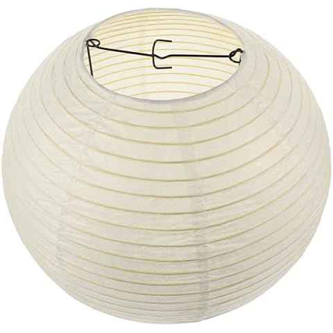 Holibanna Ball Chandelier Lampshade Paper Chandelier Lampshade Wedding Hanging Decorations Hanging Chinese Light Cover Paper Japanese Lampshade Spherical White Iron Wall Lamp Shade Cover