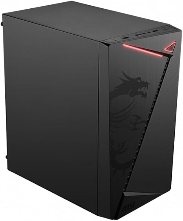 MSI MAG Shield M301 1x120mm Fan USB 3.2 Micro-ATX Tower Gaming (Player) Case