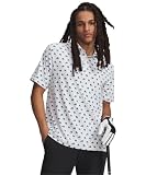[アンダーアーマー] UA Playoff 3.0 Printed Polo 1378677(122) ホワイト ラックグリーン ミッドナイトネイビー M