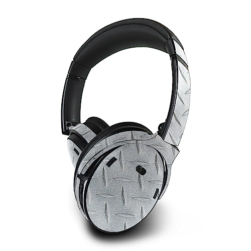 Image of MightySkins Glossy Glitter Skin Compatible with Bose QuietComfort 45 Headphones Diamond Plate | Protective, Durable High-Gloss Glitter Finish | Easy to Apply | Made in The USA