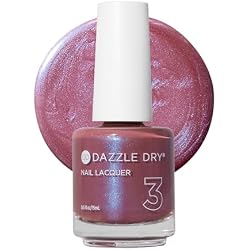 Dazzle Dry Nail Lacquer, Step 3 – School Spirit (0.5 fl oz) | A Mauve With Blue Shimmer · Full Coverage · Shimmer Finish · Quick-Dry