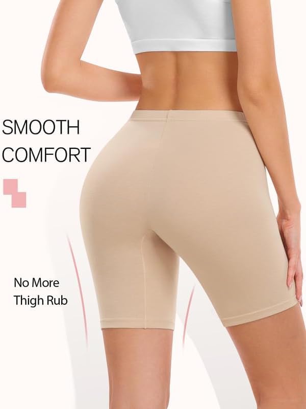 Image of DIVING DEEP Womens Slip Shorts for Under Skirt Shorts for Women & Girls High Waisted Women's Shorts | Stretchable Skin Fit Shorties Tights for Women & Girls | Cycling Shorts for Women