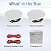 Herdio 4 Inch Ceiling Speakers Max Power 240 Watts 2 Way Flush Mount in Wall Passive Speaker Great for Bathroom, Kitchen,Living Room,Office(1 Pair)