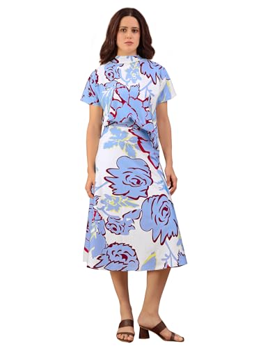 Image of PURVAJA Women's Regular Midi Printed Co-Ords
