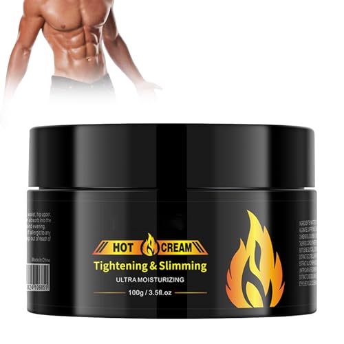 Crema para Abdominales 100g, Crema Quema Grasa Vientre, para Adelgazar Abdominal, para los Músculos Firme, Reafirmante para Esculpir el Vientre, Shentiru