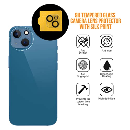 Xréel Compatible With [Iphone 13], Tempered Glass Screen Protector And Camera Lens Protector (3 Pack), [Military Grade] 9H Hardness, Scratch Resistance, Ultra Hd, Bubble Free, Case Friendly And Easy To Install. (Installation Aid Tool Included) #TOP3