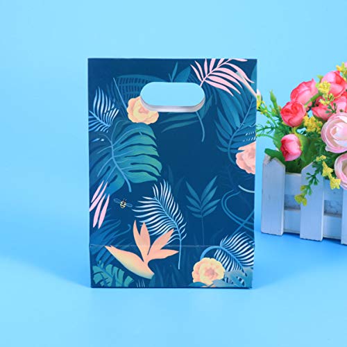 Bolsa de presente de papel para embalagem de 12 peças da Nuobesty, Bolsas de Açúcar de flamingo Port