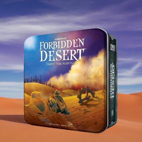 Gamewright Forbidden Desert Board Game, Kid, Strategy, Multicolor