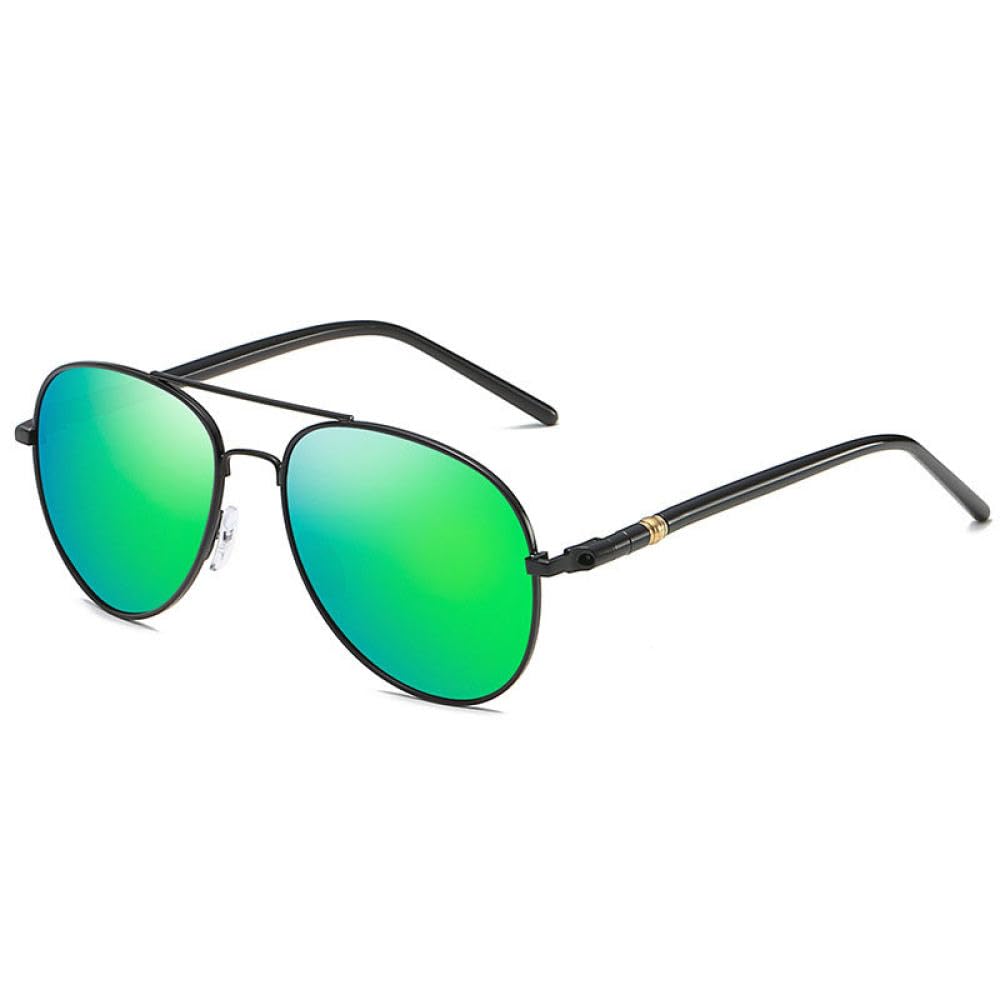 2024 modne okulary przeciwsłoneczne pilotki dla mężczyzn spolaryzowane fotochromowe okulary do jazdy dziennej damskie gogle kameleonowe unisex, C7 zielone