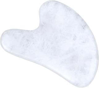 STAHAD 1Pc Placa De Raspagem De Jade Branco Facial Espátula Facial Rolo Corpo Ferramentas De Raspagem Muscular Rolo De Beleza Facial Placa De Raspagem Facial Placa De Massagem Doméstica