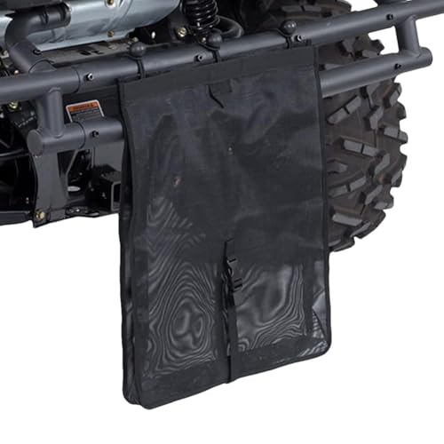 de basura ATV con red, organizador ajustable para residuos de ATV | para camiones de barro, para entusiastas al aire libre, camping, granja, obras, jardinería, playa y