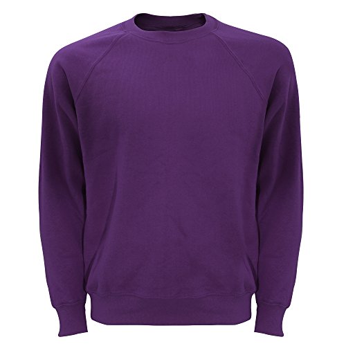 Fruit of the Loom Herren Sweatshirt Gr. L (Herstellergröße: Large) Violett - Violett