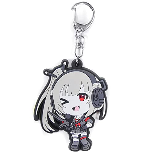 Tactical Anime Girl Waifu Kawaii PVC Keychain Charm