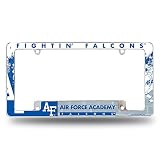 Rico Industries NCAA Air Force Academy Falcons Primary 12" x 6" Chrome All Over Automotive License Plate Frame for Car/Truck/SUV