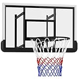 tabellone canestro basket decathlon Rückwandabmessungen: 110L x 70B cm, Basketball Korb: Ø45 cm. Schnelle und einfache Montage mit den beiliegenden Schrauben