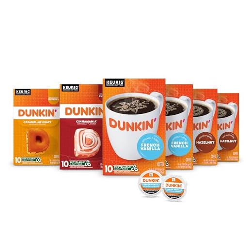 Dunkin' Mixed Flavor Coffee Variety Pack, 60 Keurig K-Cup Pods