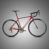 【LEICHT ZU BAUEN】 Die Aluminiumlegierung Rennrad fast vollständig vormontiert vor dem Verpacken und shipping.we bieten Ihnen die perfekte Fahrt, egal ob Sie Anfänger Fahrer oder Profi sind, wir haben es bedeckt.