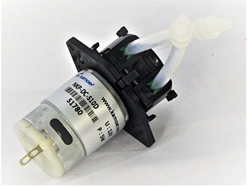 Kamoer New-KP Model Small Peristaltic Pump with 12V DC Motor (Flow 80ml/min, Silicon tube: 3.0mm5.0mm)