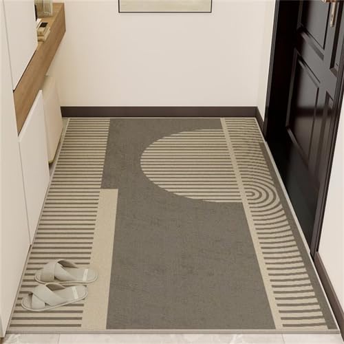 Tapis lavable en machine 100x160cm gris idéal pour les animaux - 2