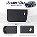JKCOVER Center Console Wireless Charging Protective Non-Slip Mat Compatible with 2025 Subaru Forester Interior Accessories Waterproof Silicone Protection Pad Black