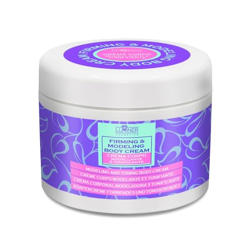 LUMINER® Anti-Cellulite Cream, 200 ml Intensive Treatment for Legs Buttocks and Belly, Made in Italy