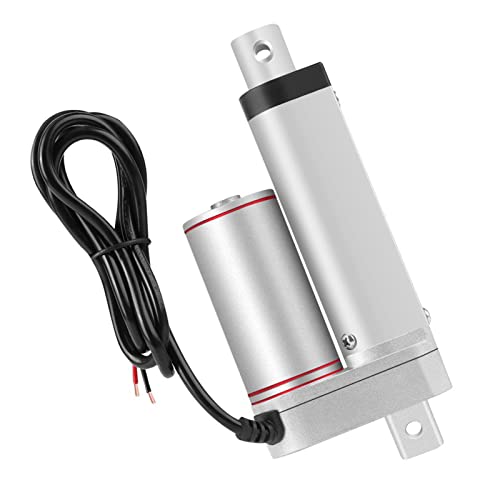 Zerodis �����I�ȑ���̂��߂�DC 12V 1000N�X�g���[�N150-500mm���j�A�A�N�`���G�[�^���t�g�d�����[�^�[�u���P�b�g, ������/��Ë@��ɓK�����f���炵���ϋv��, 2 X �E�p�u���P�b�g�̃Z�b�g�t�� (�X�g���[�N100mm)