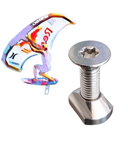 Enhanc3d Designs - Nuts and Torx Screws for Wingfoil Hydrofoil, Surfoil in Marine Grade Stainless Steel… (M8)