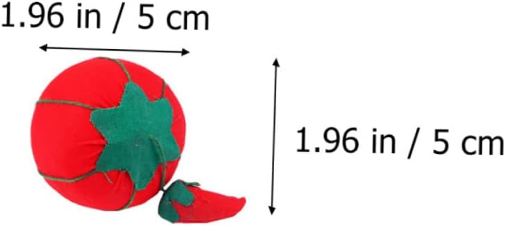 Tomato Pin Cushions for Bulk Sewing 10pcs Mini Tomato Shaped Pin Cushion Sewing Fashion Design Women on Mother's Day Christmas