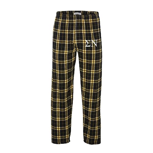 Sigma Nu Flannel Pajama Pants - SNU Fraternity PJ Sleepwear Bottoms