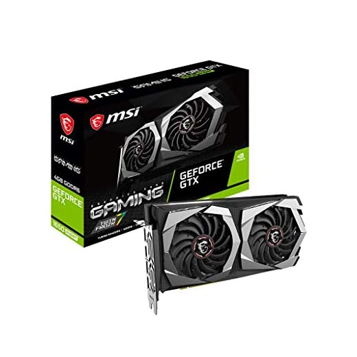 MSI Gaming GeForce GTX 1650 Super 128-Bit HDMI/DP 4GB GDRR6 HDCP Support DirectX 12 Dual Fan VR Ready OC Graphics Card (GTX 1650 Super Gaming X)