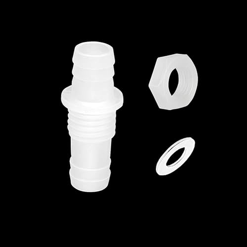 Miniatura 6 de Feelers Púa de manguera de 12 pulgada a granel, accesorio de púas hexagonales, adaptador de plástico, empalmador de unión con junta para