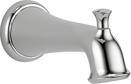 Delta Faucet RP52153 Carlisle, Desviador Pull-Up con boquilla de bañera, cromo, 0.5, 0.5