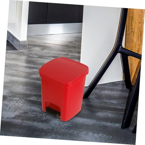 Caneca de basura rectangular con pedal y tapa 10 L miniatura 5