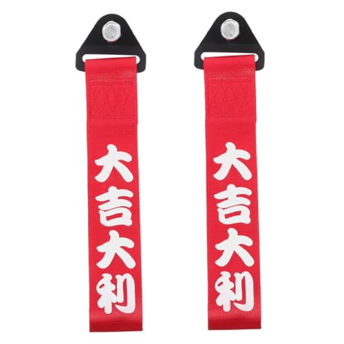 MAGICLULU 2piezas Correas De Remolque De Alta Resistencia para Parachoques Cinta De Poliéster para Automóviles Deportivos