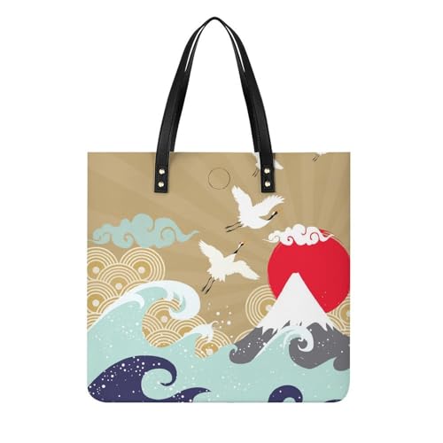 Tote bag Oie au lever du soleil sac à main en toile parfait pour vos voyages et escapades