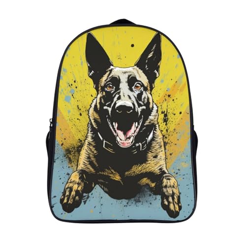 Mochila de Pastor Alemán para guardería ideal en excursiones y días de lluvia