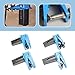 4 PCS Car Brake Line Clamp, Brake Oil Line Plug Tool, Brake Oil Line Guard, Universal for Most Cars (Blue)