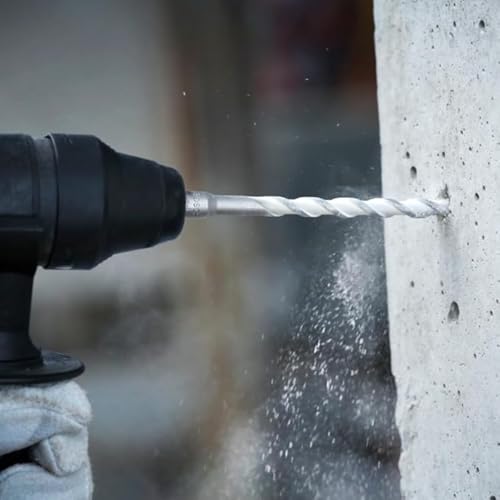 Kit de Brocas Para Furadeira, 5 Peças, Para Perfurar Furar Concreto Obra Parafuso Bucha