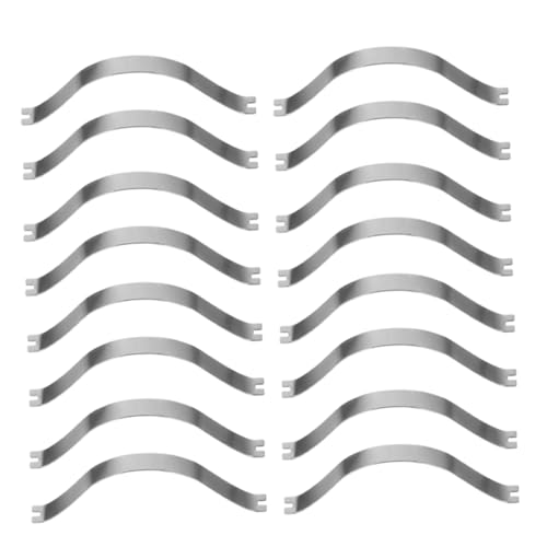 SOESFOUFU DIY Framing Hardware 100pcs Aluminum Alloy Spring Clips Back Plate for Hanging Photos