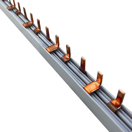 Peigne tripolaire 63A haute conductivité Solera 19x3 modules 1m