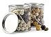 Cornucopia Brands Mini Clear Plastic Paint Cans (6-Pack), Little 3in Tall 1 Cup Miniature Arts, Crafts and Party Favor Cans; NOT for Liquids OR Heavy Objects
