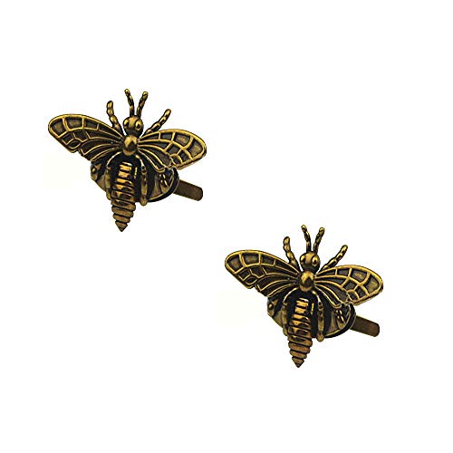 Comidox 2Pcs Vintage Fashion Bee Shape Clasp Turn Lock Metal