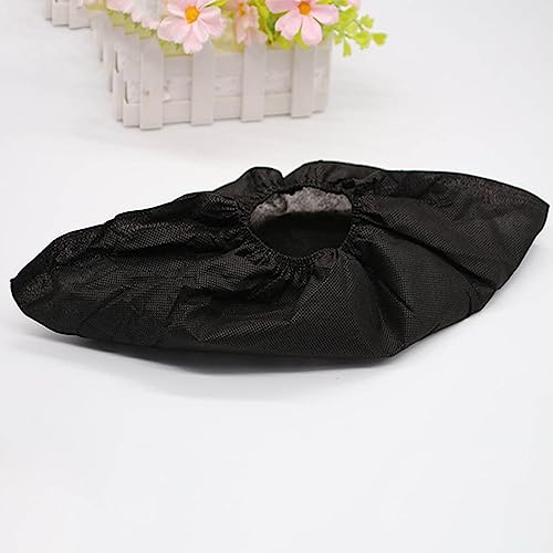 200 Pieces Dustproof Non-Woven Fabric Disposable Shoe Covers for Indoor - image 3